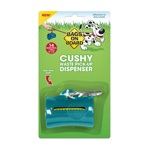 Bags On Board Poop Bag Dispenser Cushy - Teal